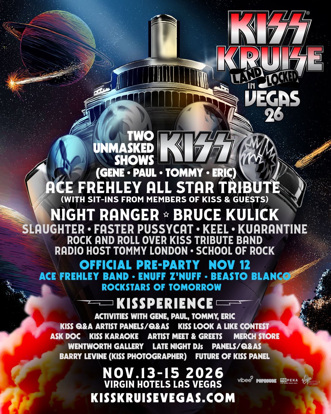 KISS Kruise: Land-Locked in Vegas 2026